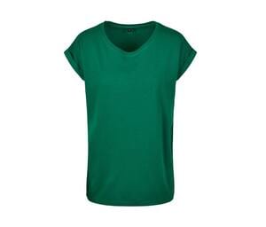 Build Your Brand BY021 - Ladies Extended Shoulder Tee Forest Green