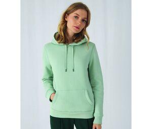 B&C BCW02Q - Sweat Capuche Queen Khaki