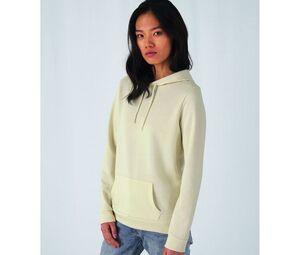 B&C BCW04W - Hooded sweatshirt # woman Heather Dark Green