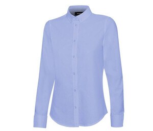 VELILLA V5005S - Women's stretch oxford shirt Oxford Blue